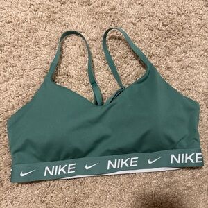 Nike Teal Sports Bra with Logo Band